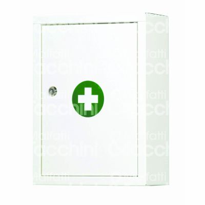 Metalplus 50001 armadietto pronto soccorso art. 5000/1 lamiera verniciata colore bianco l mm 300 h mm 400 p mm 120