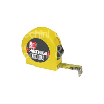 Metrica 38362 flessometro giallo art. 38362 plastica misura mt 2 nastro mm 13 con fermo