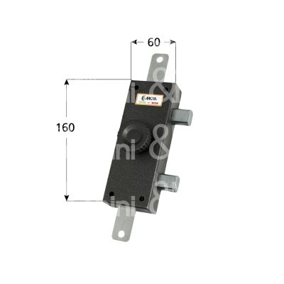 Moia j223 deviatore triplice a pompa Ø 30 apertura interna con pomolo ambidestra