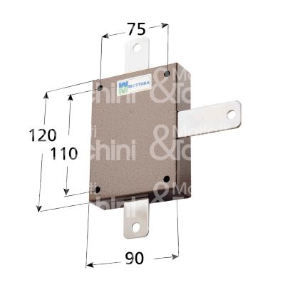 Mottura 96143 deviatore per quintuplice ambidestra