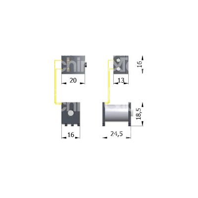 Omec 048 bobina 12 volt ambidestra