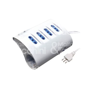 Proxe 722337 multipresa 4 posti con interruttore art. 722337 bianco uscite frontali 4 prese 2p+t 16a bipasso - uscite laterali 2 usb cavo 1,5 mt. spina 2p+t 16a limitatore termico sovraccarico