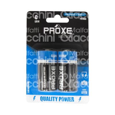 Proxe pr1400 pila c mn1400 - lr14 1/2 torcia alkaline confezione pz 2 - volts 1,5 v -