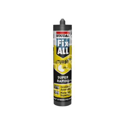 Soudal 122422 sigillante fix all turbo adesivo contenuto ml 290 colore bianco