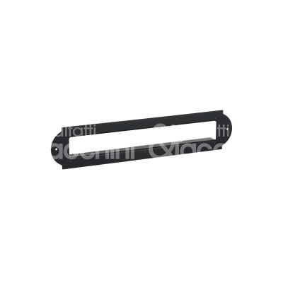 Silmec 1060156 cornice coprifuga per s 600 s 601 utilizzo esterno alluminio colore nero l foro mm 242 - h foro mm 47 -