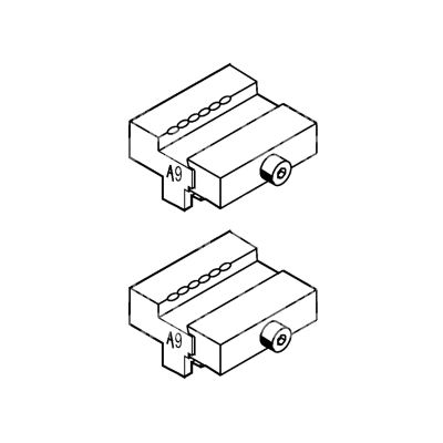 Silca d722724zb set adattatori cisa/abus