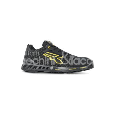 U-power 2001447 scarpa antinfortunistica bassa matt classe di protezione s3 src ci esd taglia 47 colore nero/giallo tomaia putek suola pu puntale airtoe lamina antiperforazione conformità en iso 20345:2011