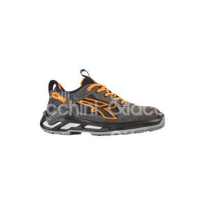 U-power 2001645 scarpa antinfortunistica bassa ryder classe di protezione s1p src esd taglia 45 colore grigio/arancio tomaia nylon suola pu/pu e infinergy puntale airtoe lamina antiperforazione conformità en iso 20345:2011