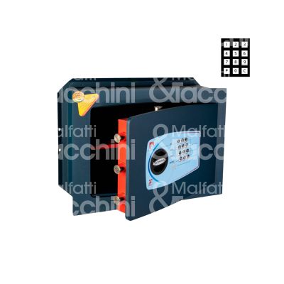 Technomax gt/1 cassaforte orizzontale combinazione digitale da murare l 270 x h 210 x p 150 n° catenacci 2