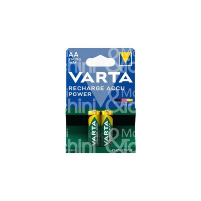 Varta 5716101402 pila recharge accu recycled aa mn2400 - lr3 stilo alkaline confezione pz 2 - volts 1,2v - 2600