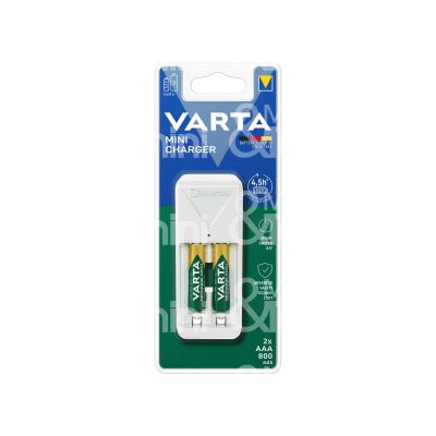 Varta 576561421 mini charger + 2 pile aaa art.57656