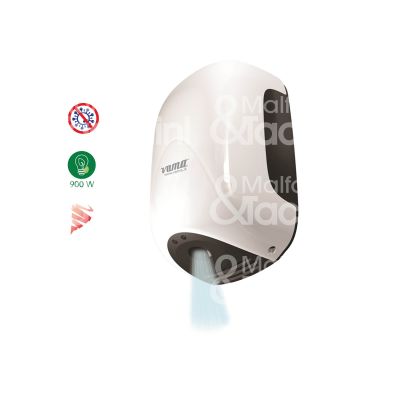 Vama srl smartjetminibf asciugamani elettrico art. smart jet mini abs colore bianco misura mm 285 x 156 x 99,5