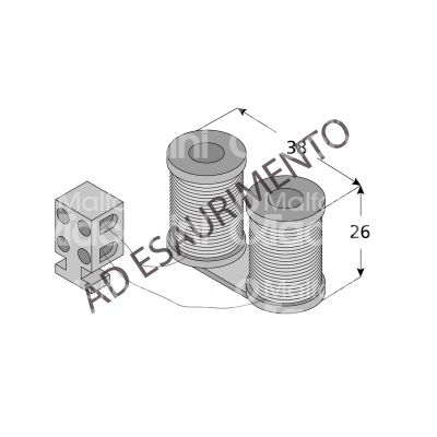 Welka 36001001 bobina 12 volt dx