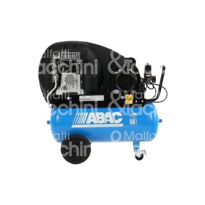 Abac 4116028000 compressore lubrificato a cinghia art. 4116028000 tensione 230 v potenza 1,5 kw serbatoio lt. 50 pressione 10 bar