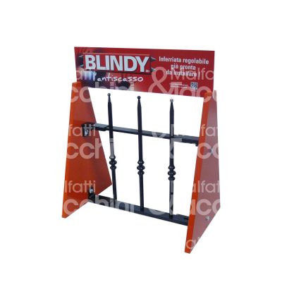 M&t 900 13181 espositore blindy per inferriate art. blindy