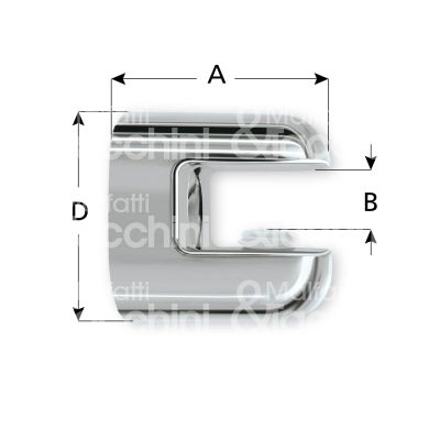 M&t 900 14904 reggimensola art. df2r027 nylon ottone confezione pz 2 portata cp kg 20 Ø mm 27 l mm 27 h mm 30