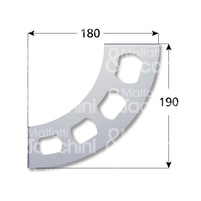 M&t 900 14931 reggimensola boomerang plastica nero confezione pz 2 portata cp kg 30