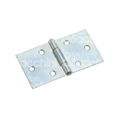 M&t 900 18452 cerniera a libro perno fisso art. 816 sezione rettangolare acciaio zincato pollici 1 1/2 l mm 70 - h mm 38