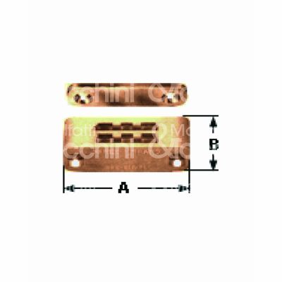 M&t 900 22377 cricchetto magnetico per mobili art. uc 12 bianco attrazione kg 5 l mm 40 h mm 12,5 p mm 16