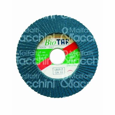 M&t 900 57506 disco lamellare bio lb 11 z zirconio Ø mm 115 foro mm 22 grana 40