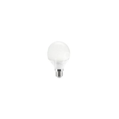 M&t 900 90058 lampadina sfera led finitura vetro opale - attacco e14 - watt 5 w lumen 470 lm kelvin 3700 k