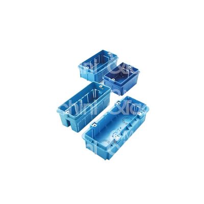 M&t 900 90150 scatola incasso art. 6030/03 plastica 3 posti blu ip 40