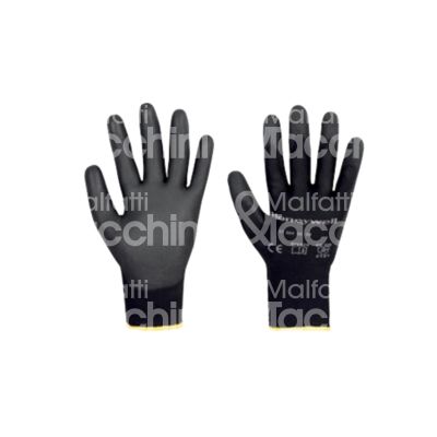 M&t 920 31034 guanto spalmato eco pu black materiale palmo poliuretano taglia 6 colore nero