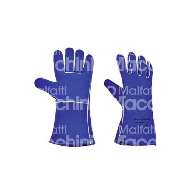 M&t 920 31066 guanto saldatura blue welding materiale pelle crosta taglia 9