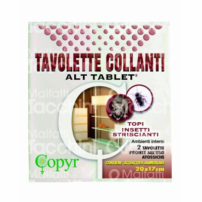 M&t 920 60030 tavolette collanti art. mouse tablet utilizzo topi confezione pz 2 misura mm 190 x 140