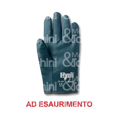 Import 90501 guanti lavoro edmond hhynit 32-816 materiale nitrile taglia 7 colore blu