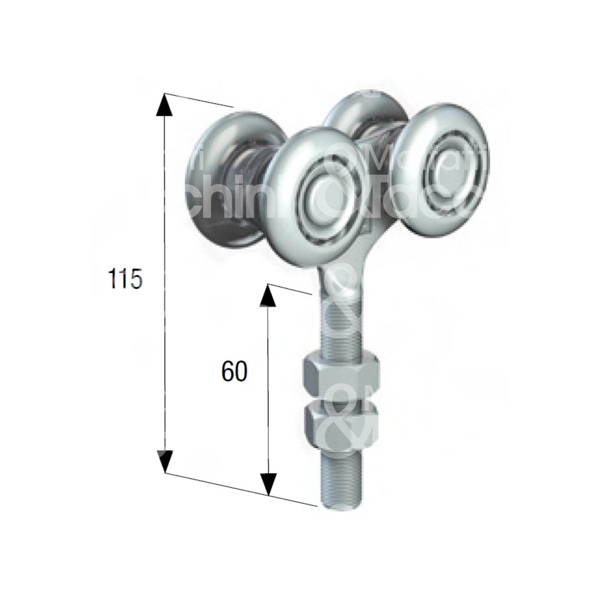 CARRELLI PER SCORREVOLI - FERRAMENTA MALFATTI&TACCHINI GROUP